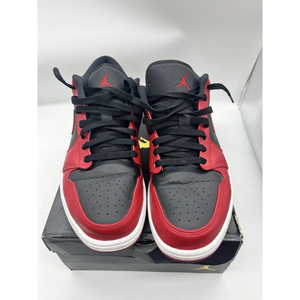 Air Jordan 1 Low Reverse Bred Size 12 With OG Box Authentic